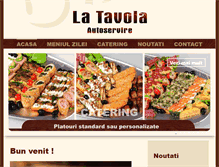 Tablet Screenshot of la-tavola.ro