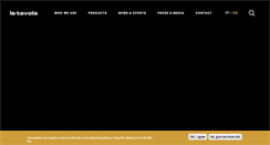 Desktop Screenshot of la-tavola.it